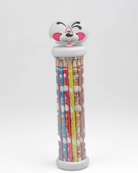 Diddl Trousse 3D Diddl avec crayons