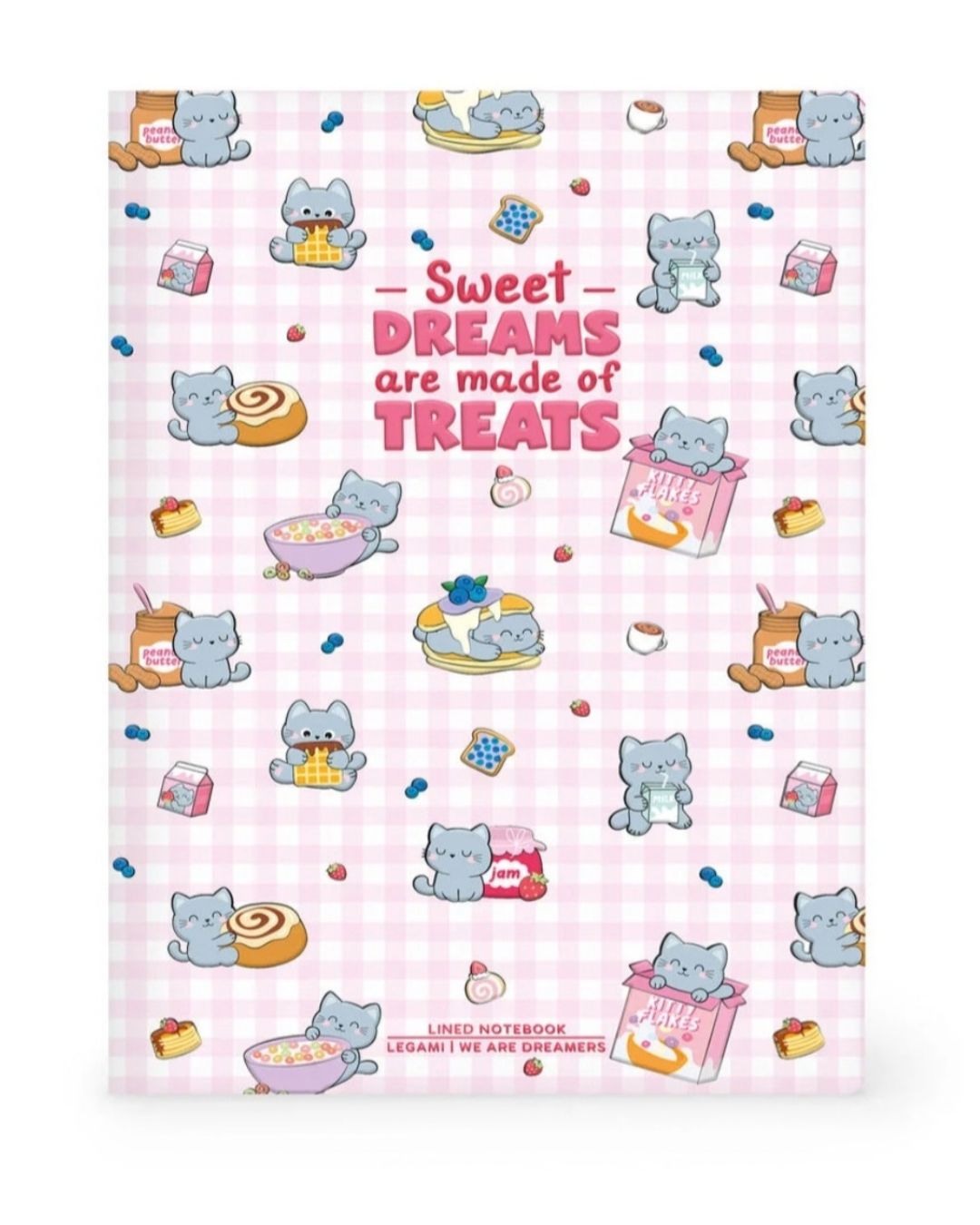 Legami Cahier ligné B5 couverture rigide illustrée Kitty