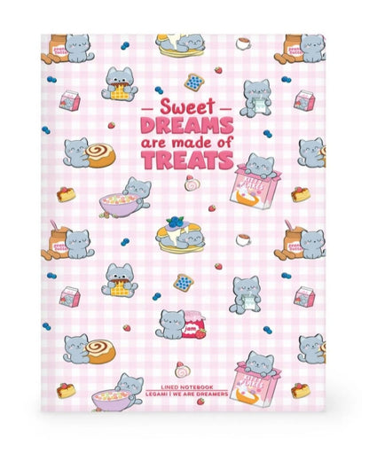 Legami Cahier ligné B5 couverture rigide illustrée Kitty