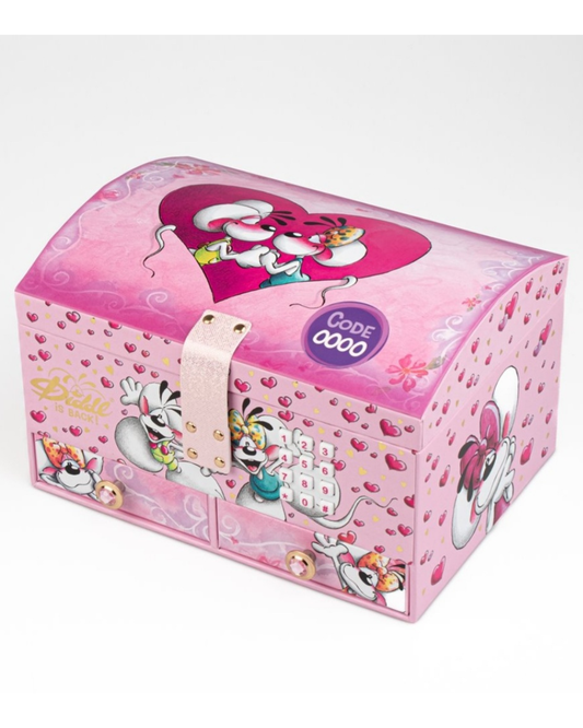 Diddl Coffret à bijoux digicode