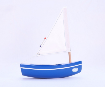 Jouet Bateau en bois Bachi - Coloris bleu