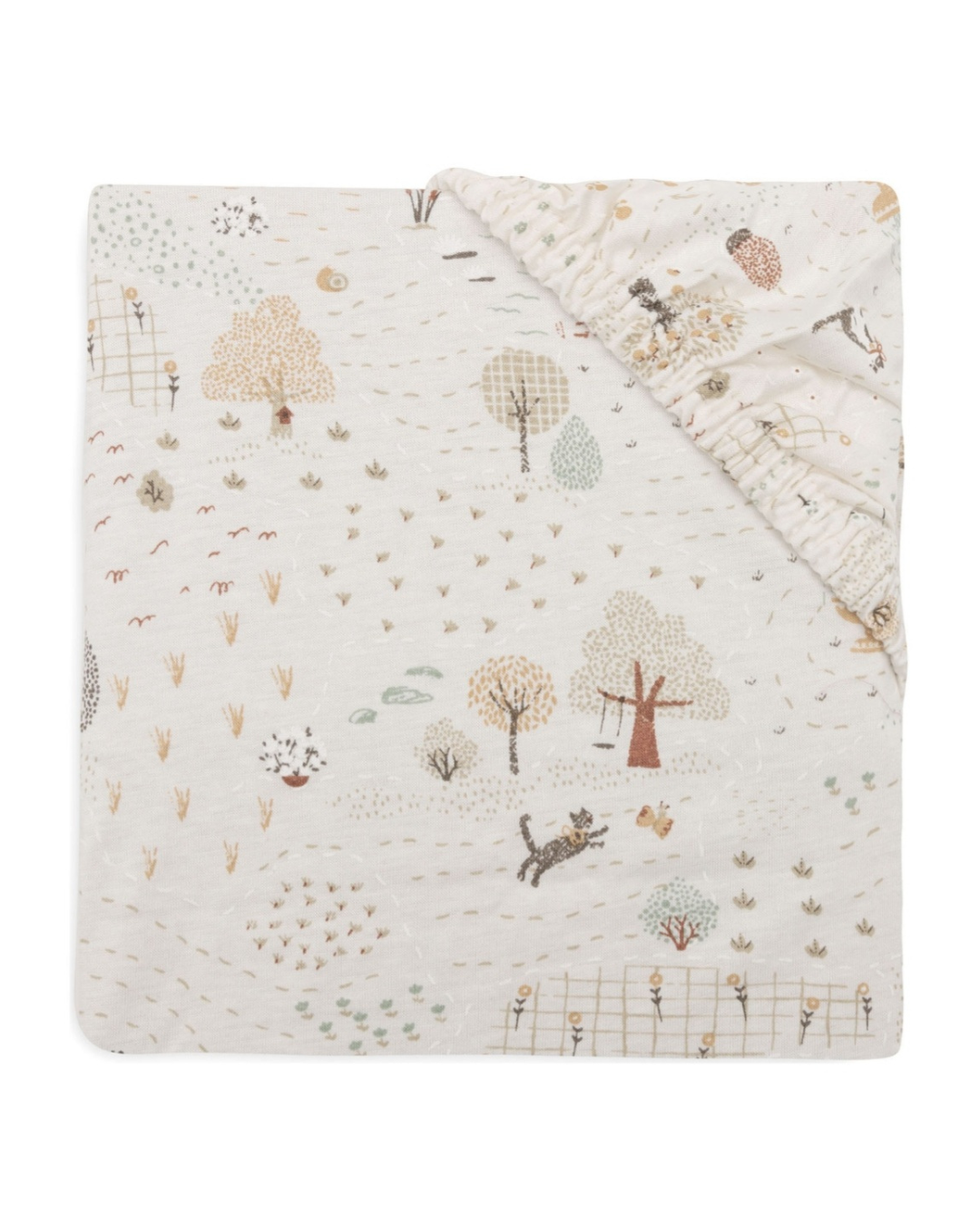 Jollein Drap Housse en Jersey 60 x 120cm Tiny Park