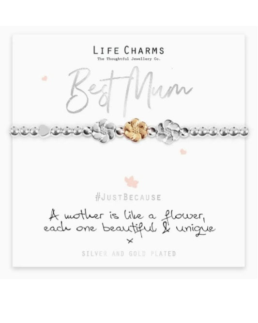 Life Charms Bracelet "Meilleure Maman"
