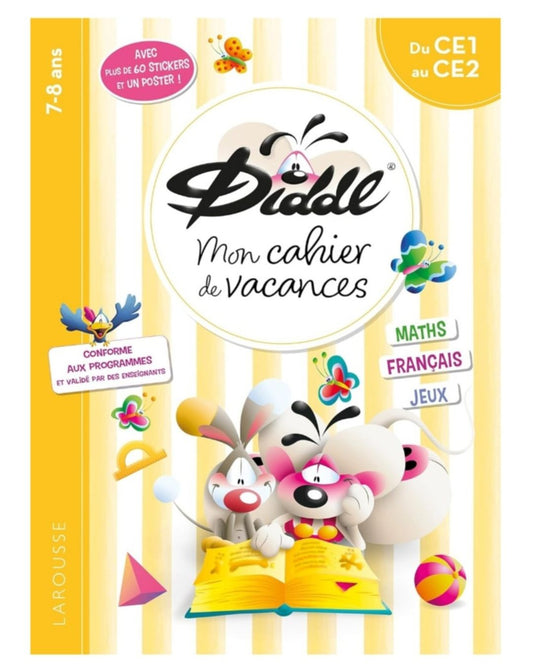 Diddl Cahier de vacances du CE1 au CE2