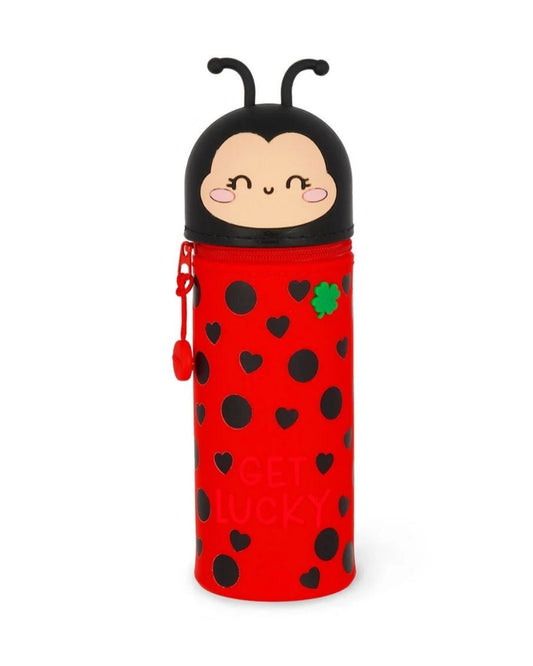Legami Trousse en silicone souple 2 en 1 Ladybug