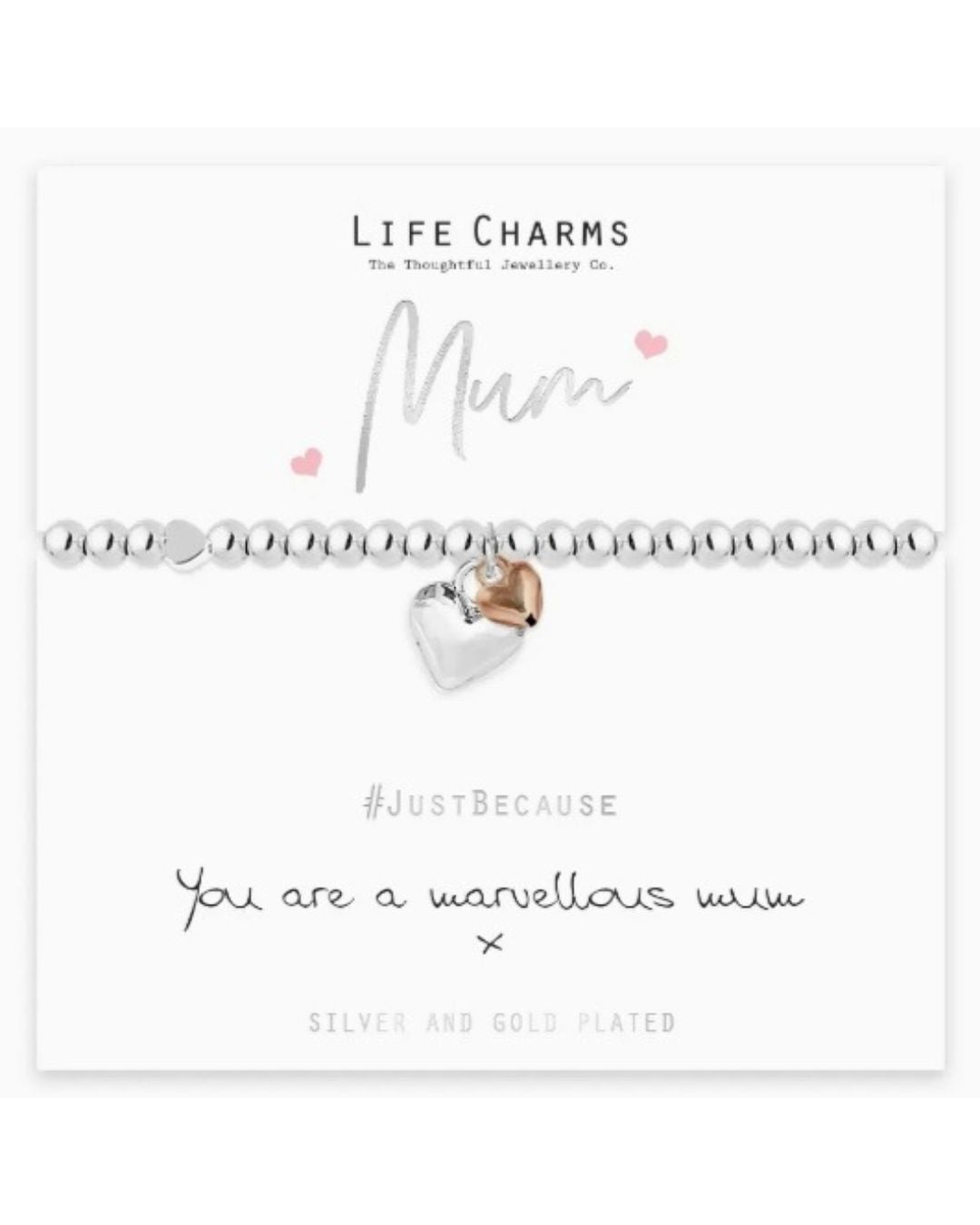 Life Charms Bracelet "Tu es une merveilleuse Maman"