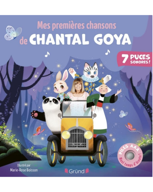 Livre sonore Mes premières chansons de Chantal Goya