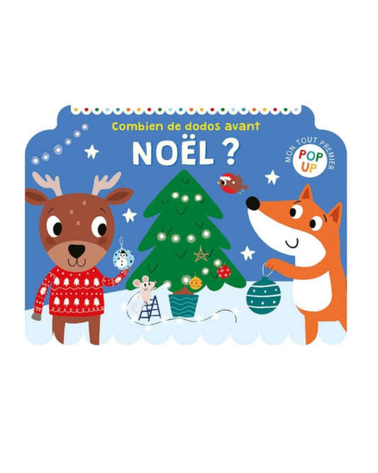 Livre Pop-Up Combien de dodos avant Noël ?