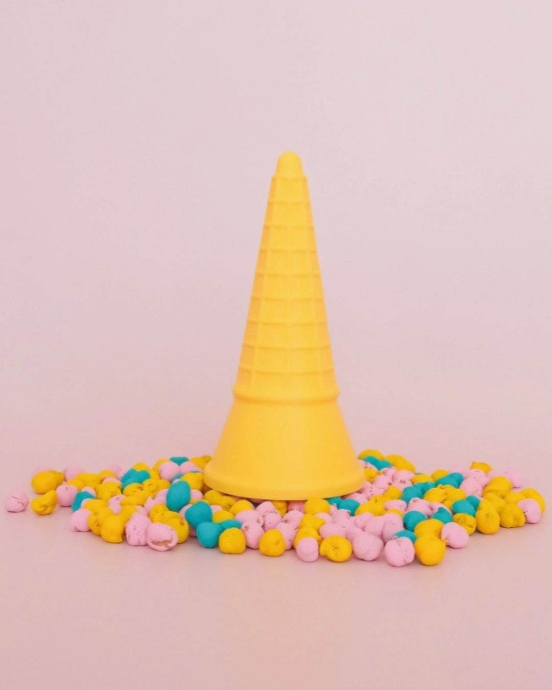 Play Sense Cône de glace jaune pour pâte à modeler