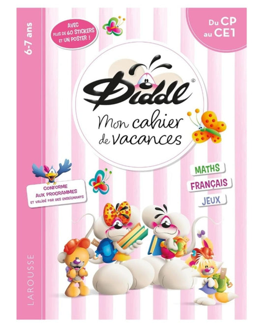 Diddl Cahier de vacances du CP au CE1