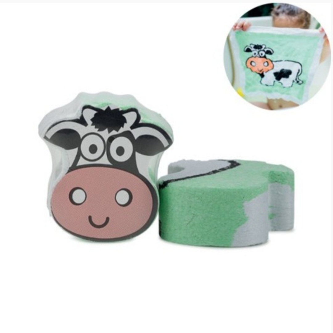 Isabelle Laurier Serviette magique comprimée Vache