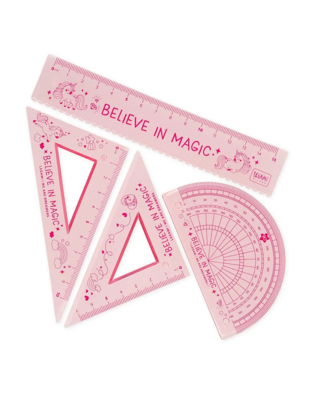 Legami Set de géométrie Unicorn