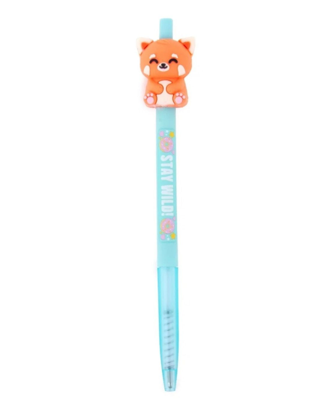 Mr. Wonderful Stylo à bille Panda Roux 3D - Stay Wild !