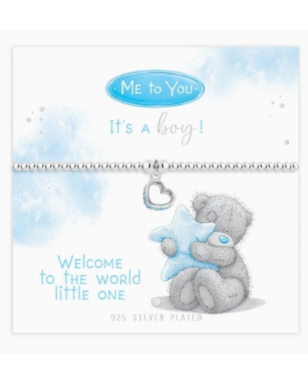 Life Charms Bracelet Me To You -" C'est un garçon ! Bienvenue petit trésor "