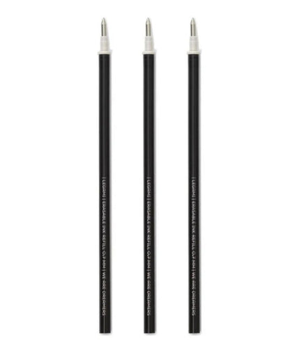 Legami Set de 3 recharges pour stylo effaçable - Encre noire
