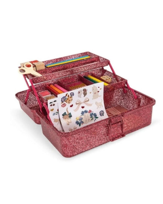 Konges Slojd Set Créatif Glitter rose