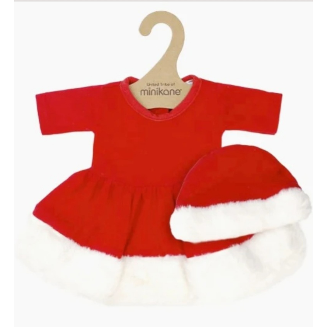 Minikane Ensemble poupée Christmas robe et bonnet