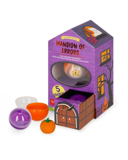 Legami Mini Distributeur de gommes à effacer Halloween Mansion of Errors