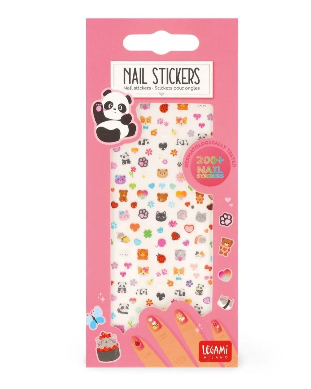 Legami Stickers pour ongles Cute Animals