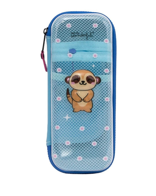 Mr. Wonderful Trousse rigide avec effet 3D Suricate et compartiment