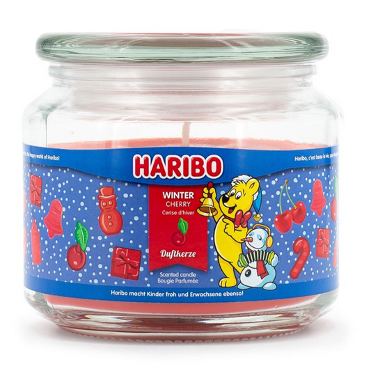 Haribo Bougie parfumée Cerise d’Hiver 300g