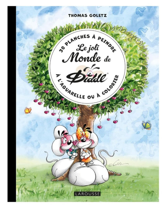Le joli monde de Diddl - 30 planches à peindre à l’aquarelle ou à colorier