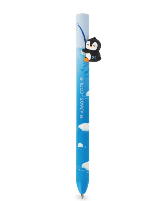 Legami Stylo à bille rétractable Free Hugs Penguin