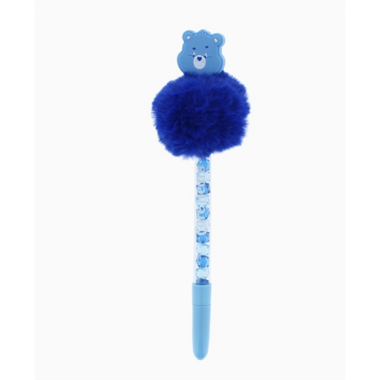 Bisounours Stylo PomPom bleu