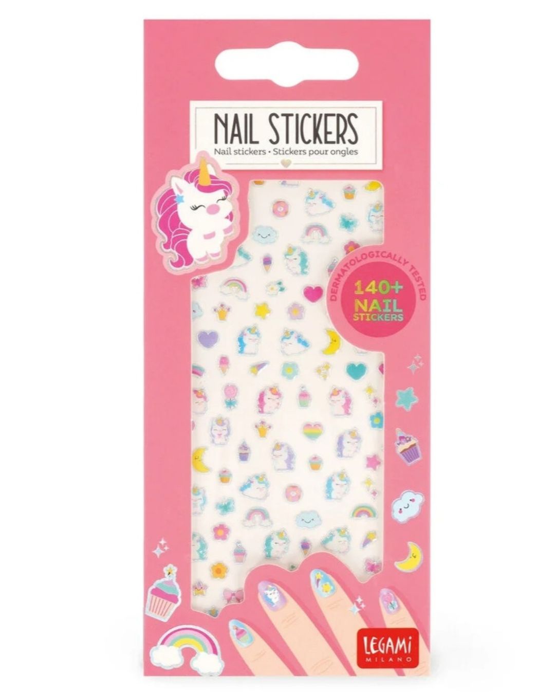 Legami Stickers pour ongles Unicorn