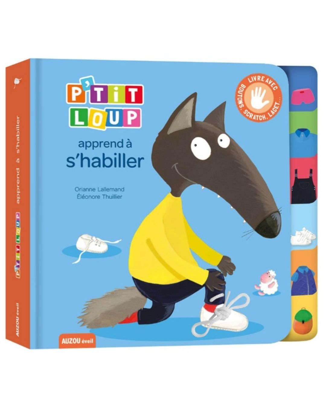Livre P’tit Loup apprend à s'habiller