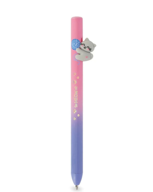 Legami Stylo à bille rétractable Free Hugs Kitty