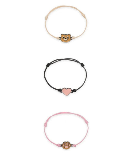 Legami Set de 3 bracelets Teddy Bear