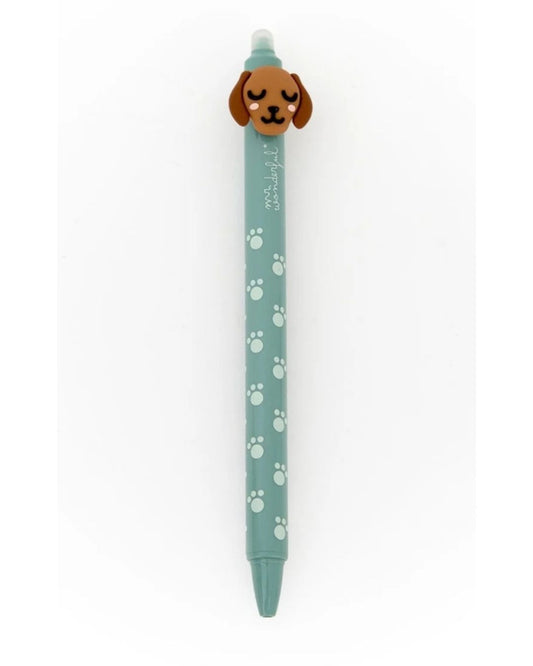 Mr. Wonderful Stylo effaçable Chien Teckel