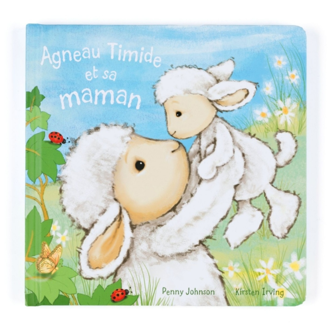 Jellycat Livre Agneau timide et sa sa maman