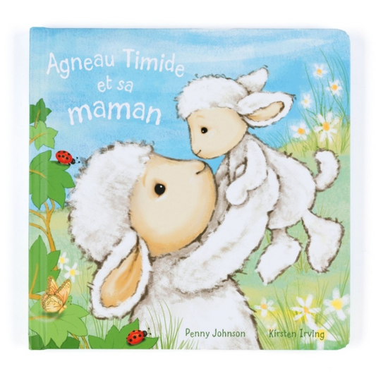 Jellycat Livre Agneau timide et sa sa maman