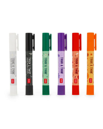 Legami Set de 6 crayons de maquillage pour le visage en bâtonnets Trick & Twist