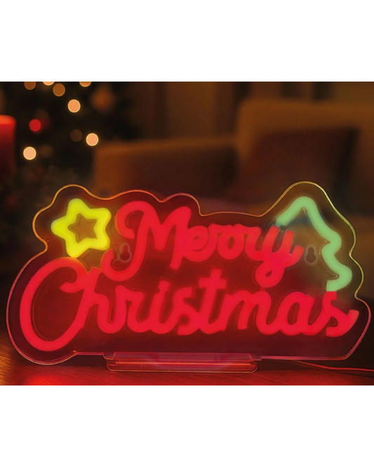 Legami Enseigne lumineuse led à effet neon MerryXMas