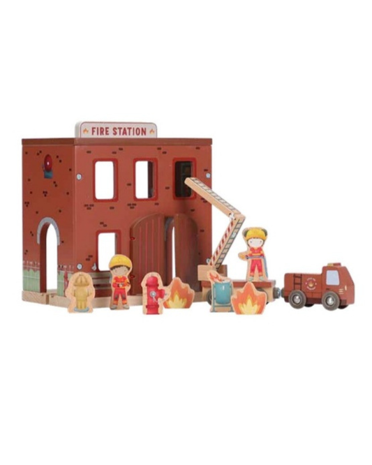 Little Dutch Caserne de pompiers en bois