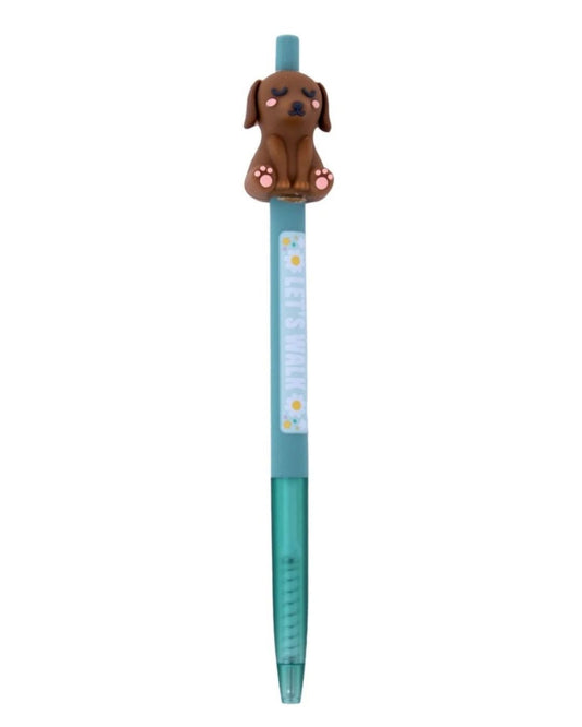 Mr. Wonderful Stylo à bille Teckel 3D - Let's Walk