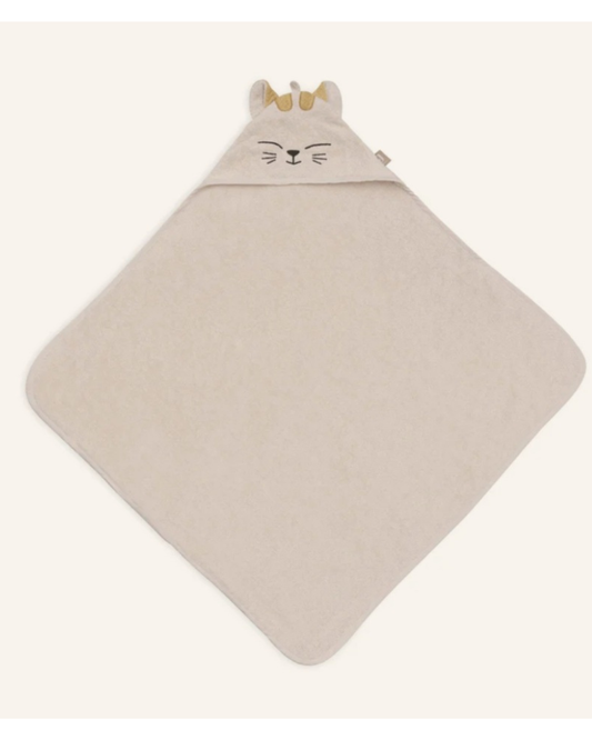 Jollein Cape de bain éponge 75 x 75cm Charlie Cat