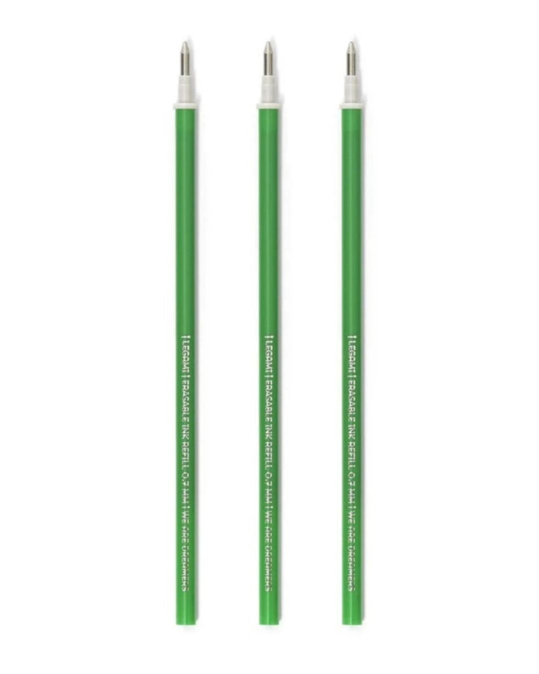 Legami Set de 3 recharges pour stylo effaçable - Encre verte