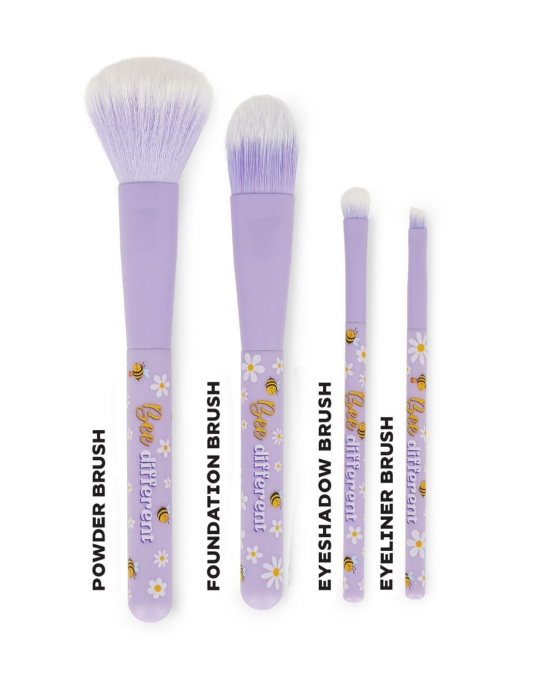 Legami Set de 4 pinceaux de maquillage Bee