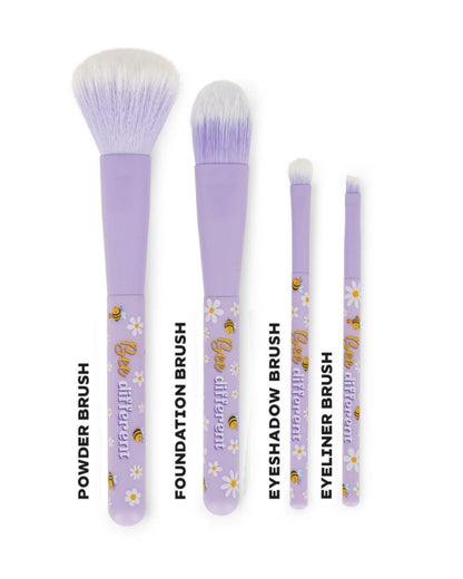 Legami Set de 4 pinceaux de maquillage Bee