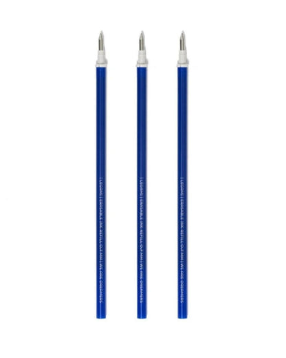 Legami Set de 3 recharges pour stylo effaçable- Encre bleue