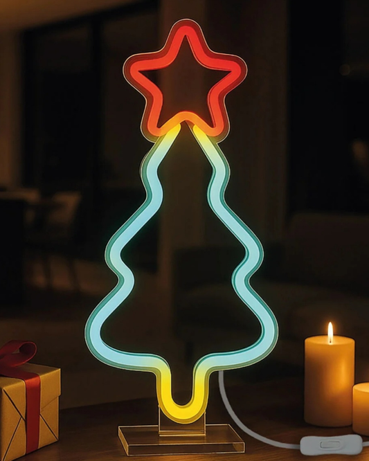 Legami Enseigne lumineuse led à effet néon XMasTree