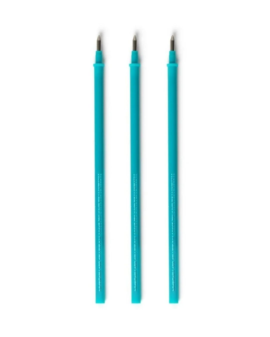 Legami Set de 3 recharges pour stylo effaçable - Encre turquoise