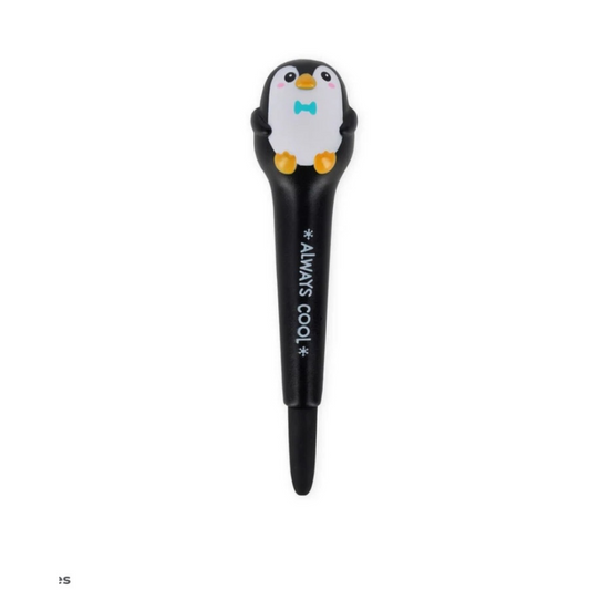Legami Stylo à encre gel anti-stress Squeezies Pingouin