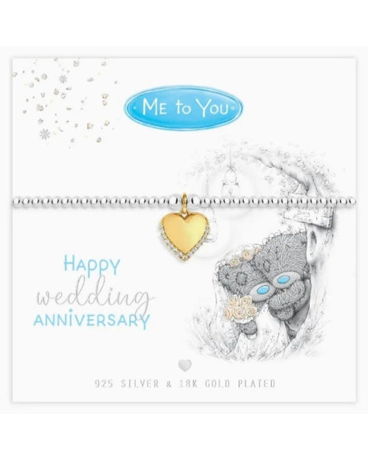 Life Charms Me To You - Bracelet "Joyeux Anniversaire de mariage"