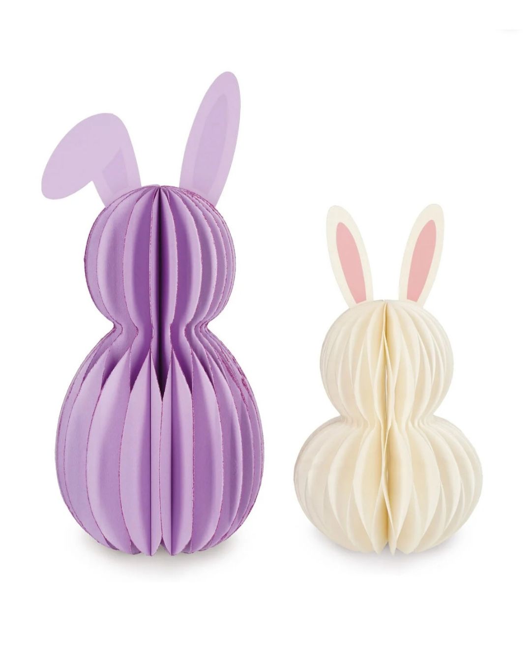 Legami Set de 2 Lapins pliables en papier Hoppy Easter