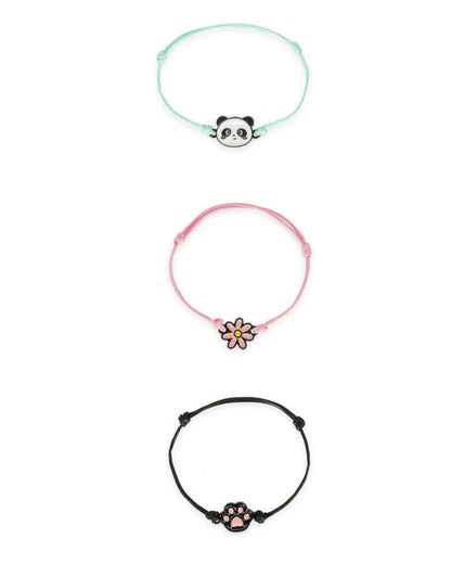 Legami Set de 3 bracelets Panda